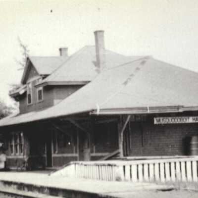 Photograph, CNR Station at Musquodoboit Harbour, Nova Scotia.