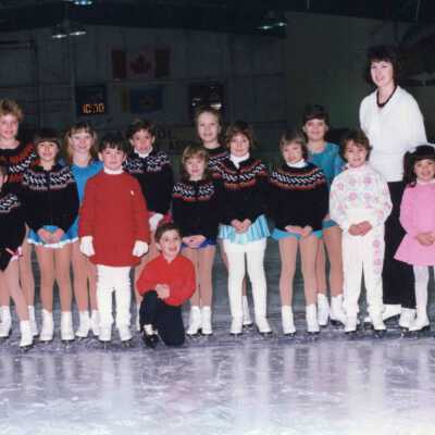 Photograph, 1986-87 Capreol Figure Skating Club Group No Names.