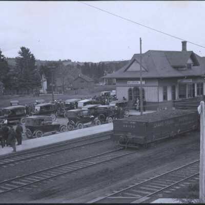 Photograph, CNR Station at Millbrook, Ontario.