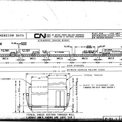 Document, Rolling Stock Plan, Canadian National Railway, CN683200-683500.