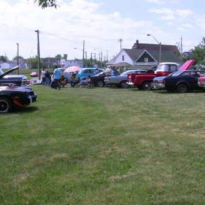 Photograph, NORMHC, Rods and Rails Car Show, 2011.