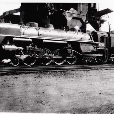 Photograph, CNR Steam Engine 6206