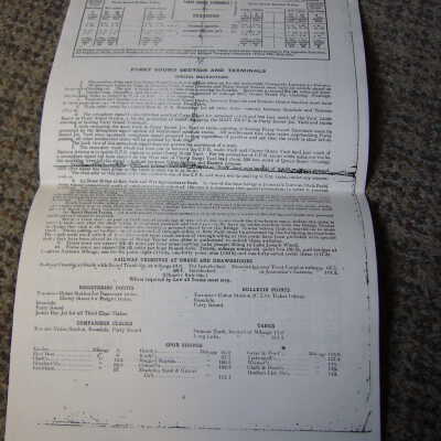 Canadian Northern Railway Timetable September 1910