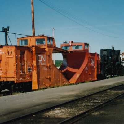 Photograph - Two CN snow plows