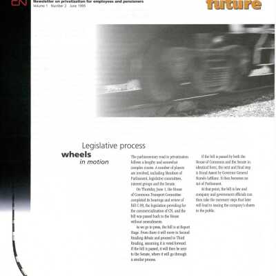 Document, Newsletter on Privatization for Employees and Pensioners, 1995.