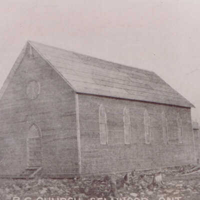 Photograph- "RC Church, Sellwood, Ont."