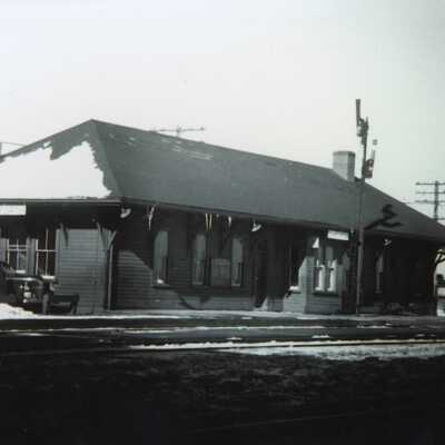 Photograph, CNR Danforth Station at Toronto, Ontario.