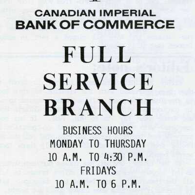 Photograph, CIBC, Capreol.