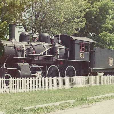 Photograph, CNR Steam Locomotive 81.