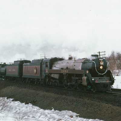 Photograph, Canadian Pacific Steam Engine 2860 Royal Hudson