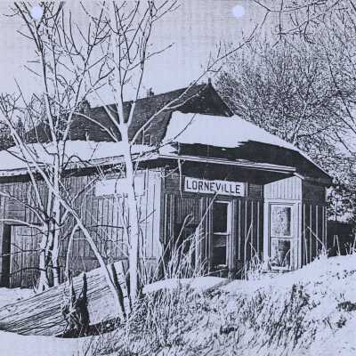Photograph, CNR Station at Lorneville, Ontario.