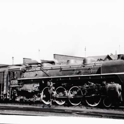 Photograph, CNR Steam Engine 6208