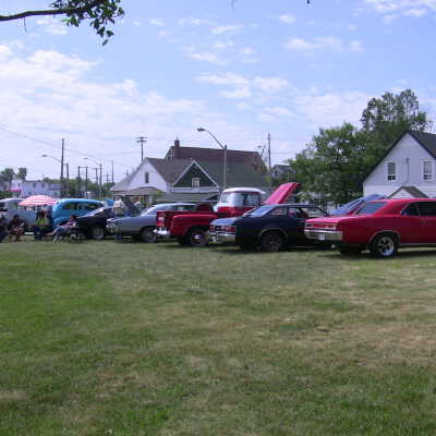 Photograph, NORMHC, Rods and Rails Car Show, 2011.