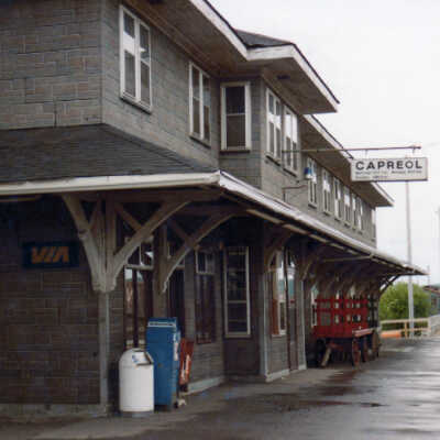Photograph, Capreol CNR-VIA Station, Capreol, Ontario