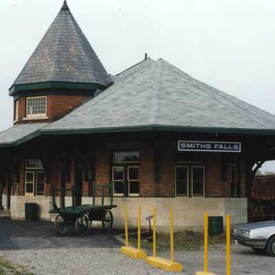 Photograph, CNR Station at Smiths Falls, Ontario.