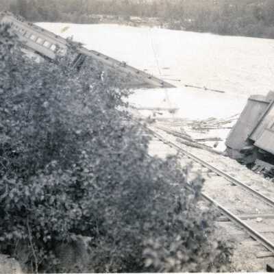 Photograph, Train Derailment.
