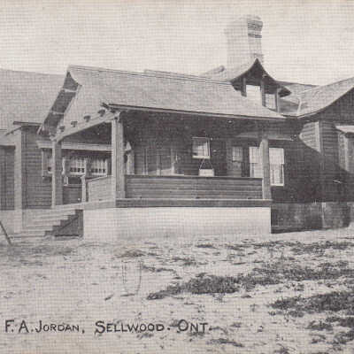 Photograph- "Residence of F. A Jordan, Sellwood, Ont"