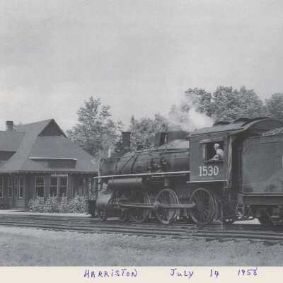 Photograph, CNR Station, Harriston, Ontario, Canada.