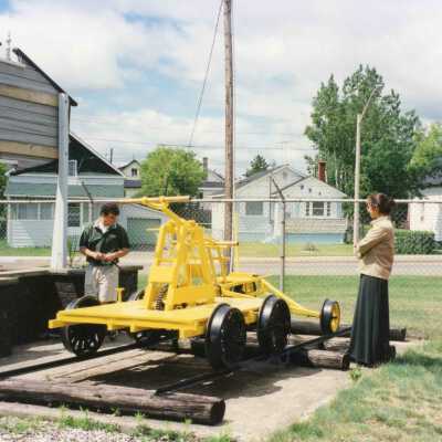 Photograph, Handcar, Prescott Park 1998.