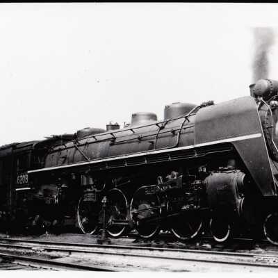 Photograph, CNR Steam Engine 6208