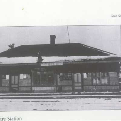 Photograph, CNR Station at Mine Centre