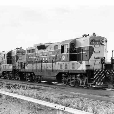 Photograph - Algoma Central Locomotive #153