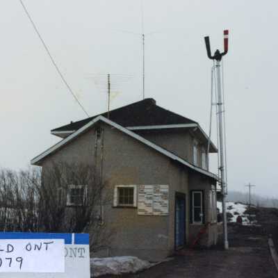 Photograph, CNR Station at Field, Ontario, 1979.