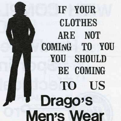Photograph, Drago's Men's Wear, Capreol.