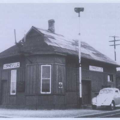Photograph, CNR Station at Lorneville, Ontario.