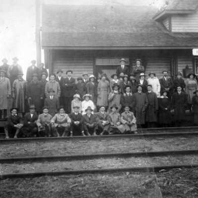 Photograph, Hanmer CNR Station, Hanmer, Ontario.