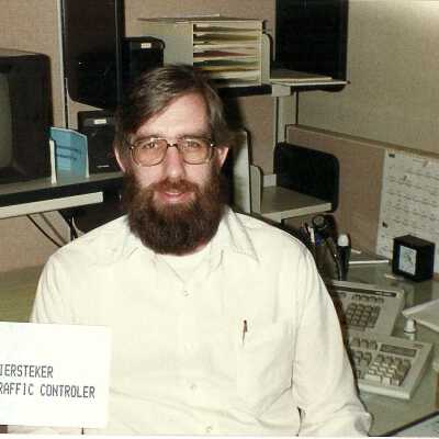 Photograph, J.J.B. John Biersteker, Rail Traffic Controller.