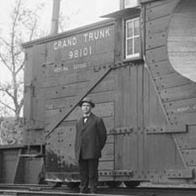 Photograph, Grand Trunk Railway Snow Plow.