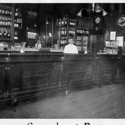 Photograph, Grand Trunk Railway station bar.