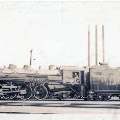 Photo of CPR Locomotive 2350 at Chapleau