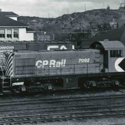 Photograph, CP Rail Locomotive 7092, Sudbury, Ontario.