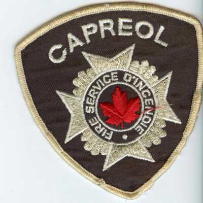 Photograph, Capreol Fire Services Badge.