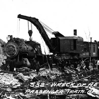 Photograph, BANC Derailment.