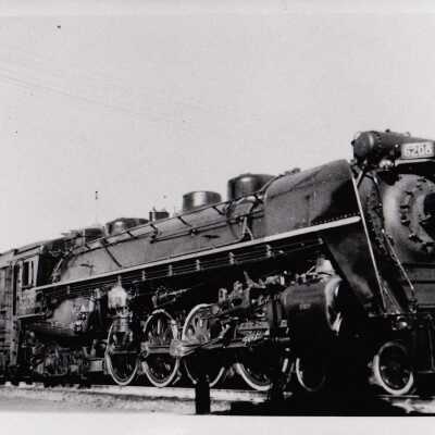 Photograph, CNR Steam Engine 6208