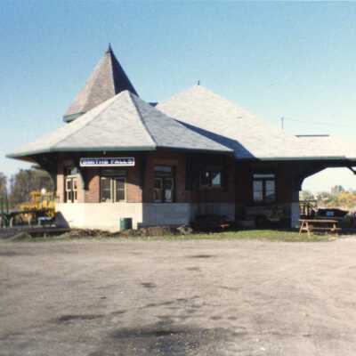 Photograph, CNR Station at Smiths Falls, Ontario.