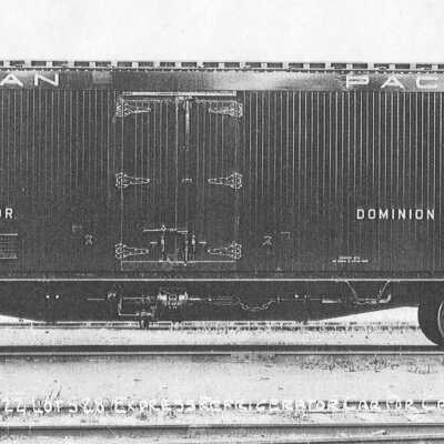 Photograph, CPR Express Refrigerator Car, Dominion Express.