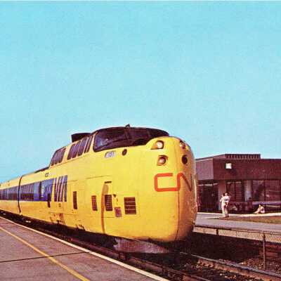 Photograph, Postcard, VIA CN Turbo, Kingston, Ontario, August 1976.