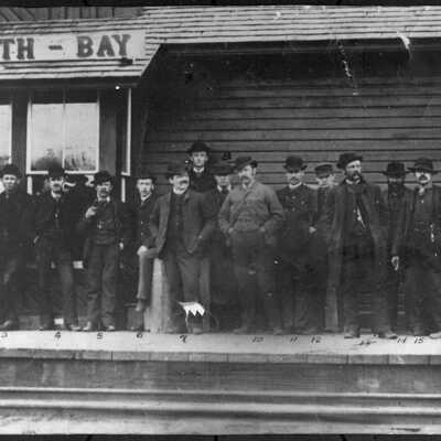 Photograph, North Bay, Ontario, Train Station.