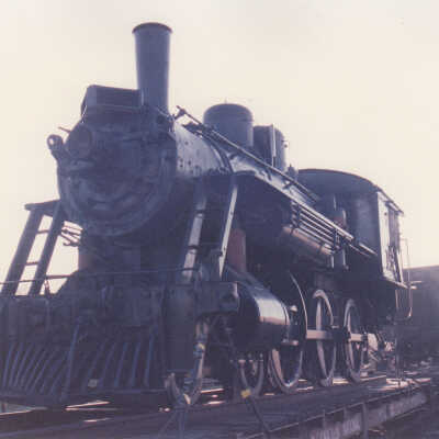 Photograph - Canadian National Steam Locomotive 152 being transported (Series of 49 Pictures)