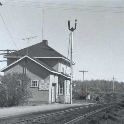Photograph, CNR Station at Field