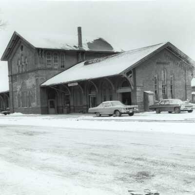 Photograph, CNR Station at Peterboro, Ontario.