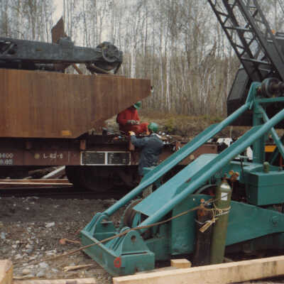Photograph, Train Derailment, 1988, Set of 175 Pictures.
