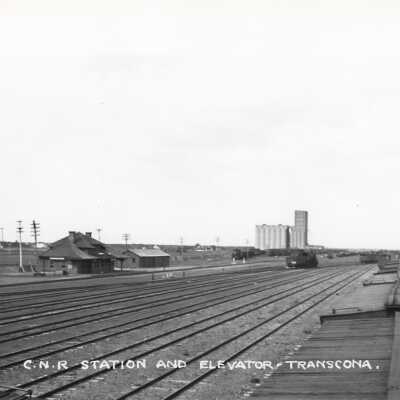 Photograph, CNR Station at Transcona