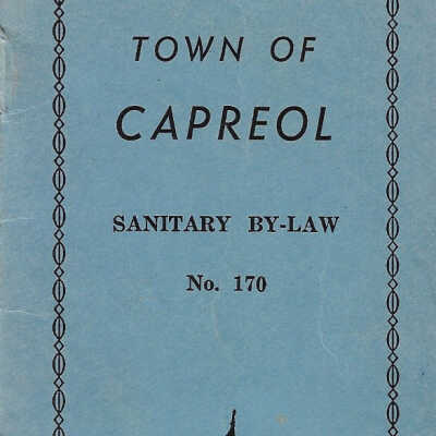 Town of Capreol Sanitary By-Law No 170