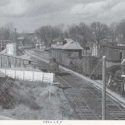 Photograph, CNR Station, Chesley, Ontario, Canada.