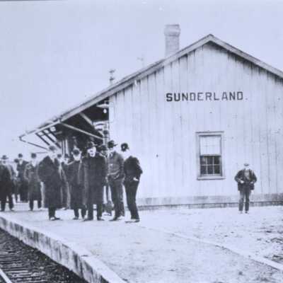 Photograph, CNR Station at Sunderland, Ontario.